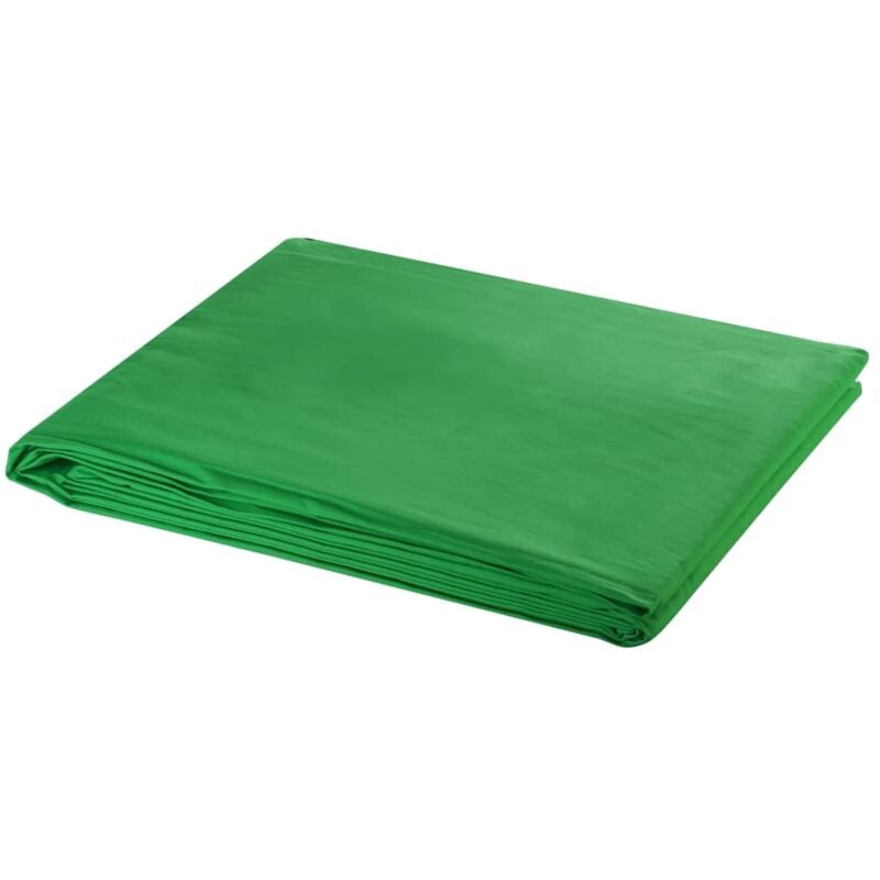 Toile de fond Rapide à Installer Tonnelle Tente Pavillon - Coton Vert 300 x 300 cm Incrustation BV945534 - Vert