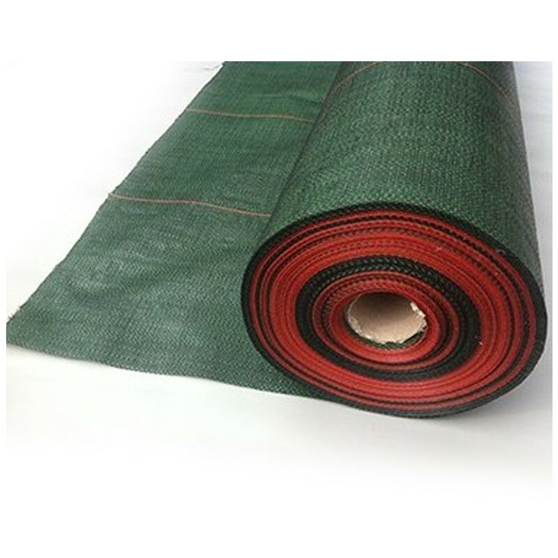 Toile de Paillage 1,05m x 100m - Très résistante - Anti-UV - Verte - Kalembal