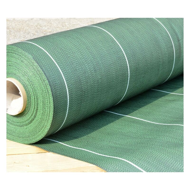 Toile de paillage 1.65 x 100m Couleur: Vert - Grammage: 86g - Vert