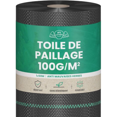 Toile de Paillage 1x50M 100g/m²