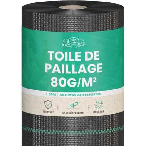 SKYLANTERN Toile de Paillage 1x50M 80g/m²