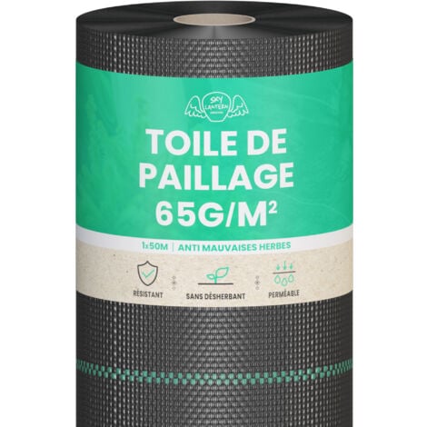Toile de Paillage 50M 65g/m² - Polypropylène