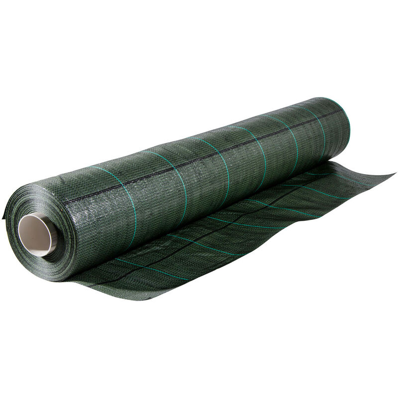 Film de paillage Anti-Mauvaises Herbes 100X4,20M-Vert