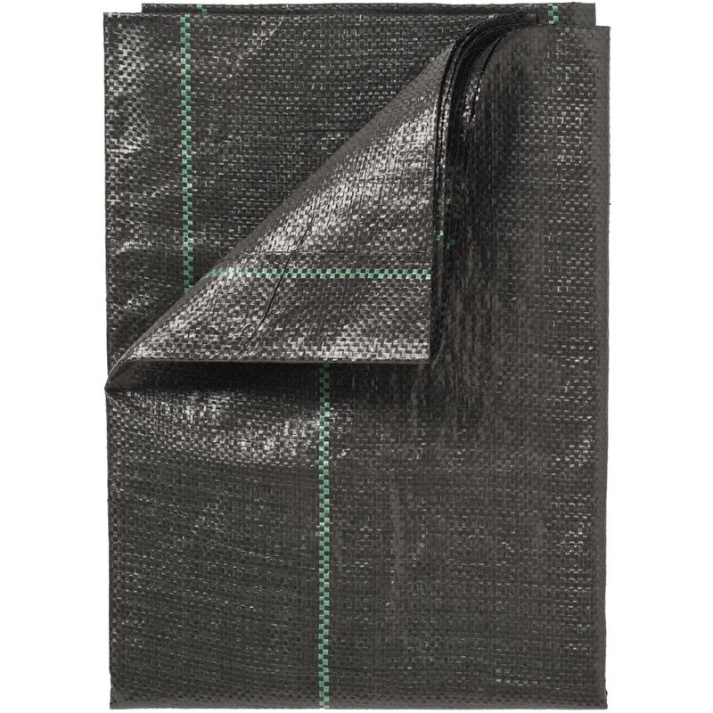 Toile De Paillage Nature Noir 100 G/m² 4,20x5m