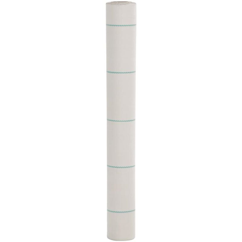 Membrane anti-mauvaises herbes blanc 1x50 m pp - Vidaxl