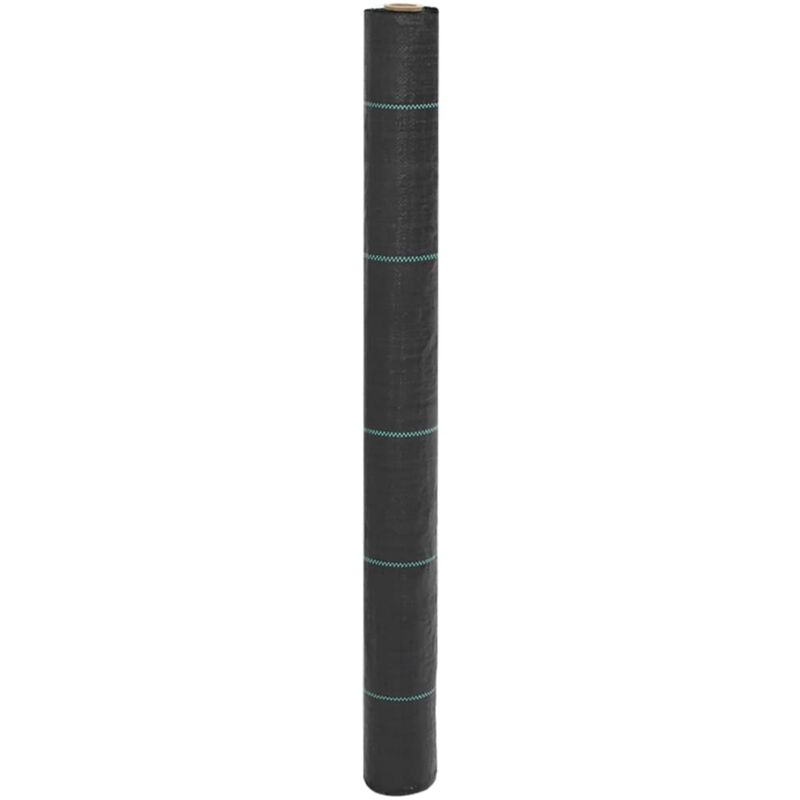 vidaXL Membrane anti-mauvaises herbes noir 1x150 m PP