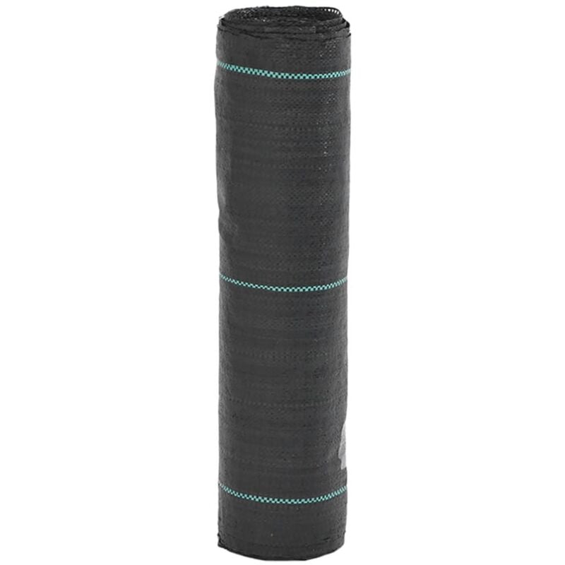 Membrane anti-mauvaises herbes noir 0,5x50 m pp Vidaxl