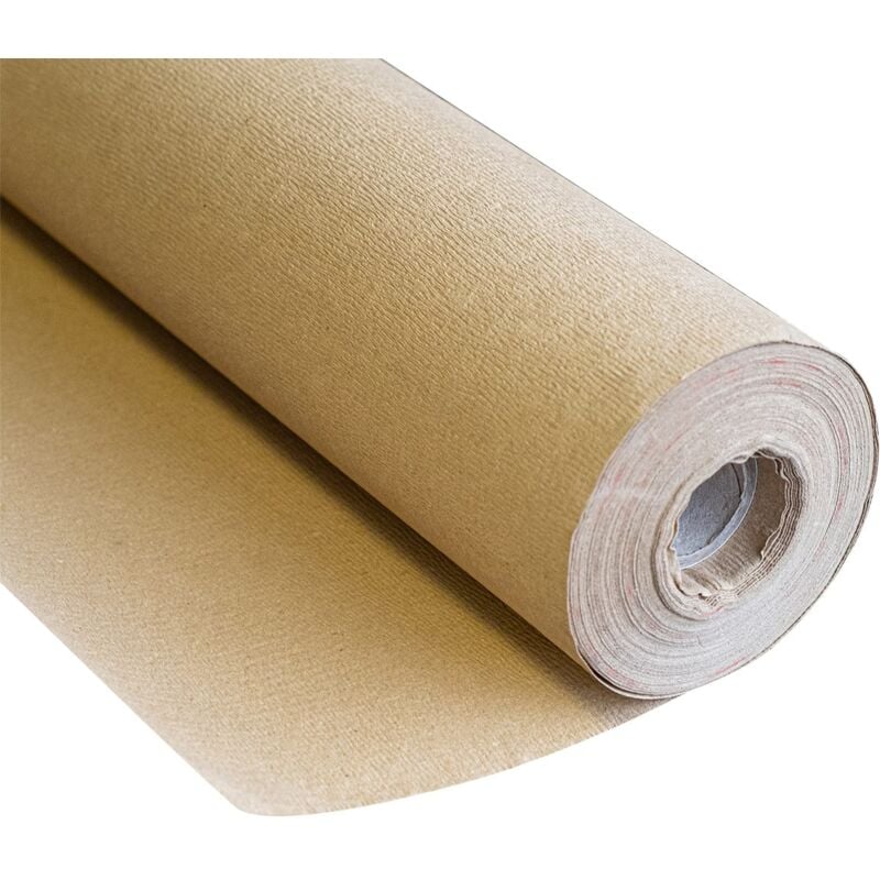 Toile de paillage Papier Kraft 0.6 x 300m Autodégradable Paillage pour Jardin Anti mauvaises herbes 100% Cellulose