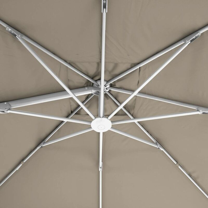 Toile de parasol Elea noisette 4,2x3m en oléfine - Hespéride - Noisette