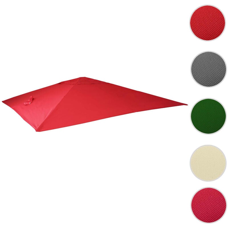 Mendler - Toile de rechange pour parasol déporté de luxe hwc, 3x3m - crème