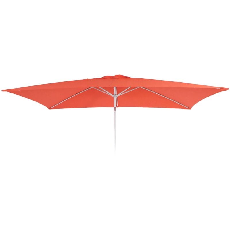 Jamais utilisé] Toile de rechange pour parasol N23 2x3m rectangulaire tissu/textile 4,5kg, terre cuite