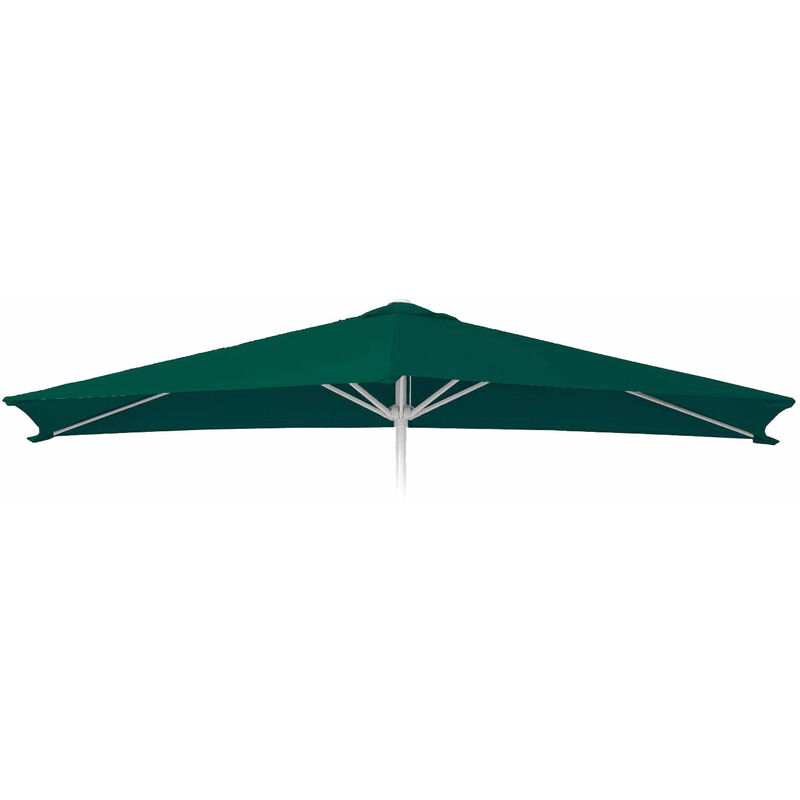 HHG - jamais utilisé] Toile de rechange pour parasol N23, Toile de rechange pour parasol, 2x3m rectangulaire tissu/textile 4,5kg uv 50+ vert - green