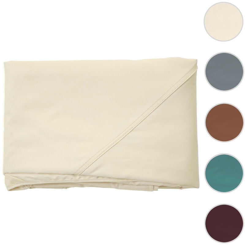 HW - Toile de rechange pour pergola pavillon Almeria ø 3m rouge-marron