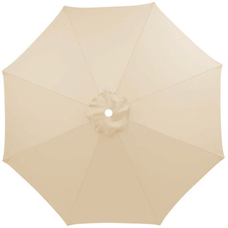 Toile de Remplacement pour Parasol 8 Branches – Housse de Parasol Banana, Résistante aux UV et Imperméable, Parasol de Jardin, Toile de Remplacement en Toile de Haute Qualité( Beige,350CM)