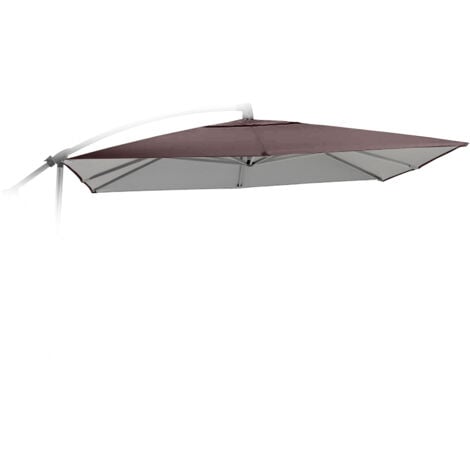 ELIOS PARASOLS Toile de remplacement pour la tonnelle de Jardin 2,5 x 2,5 Shadow Brown