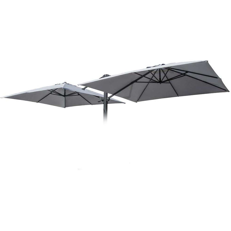 Elios Parasols - Toiles de remplacement pour parasol de jardin 3x3 Oslo