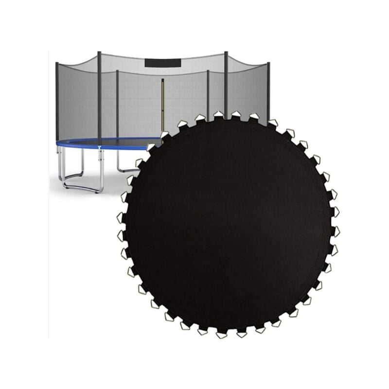 Alovez - Toile de Saut Trampoline , Tapis de Saut de Rechange Accessoire pour Trampoline Exterieur Enfant-244cm/48 Buckles