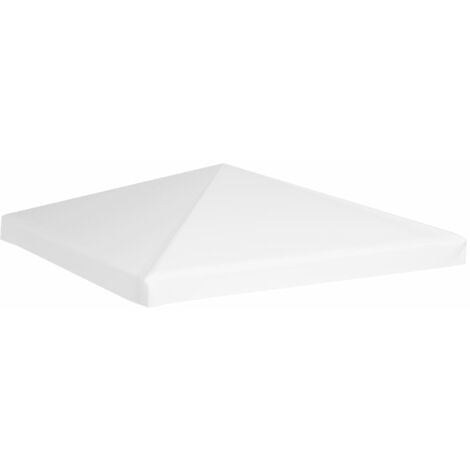 Toile de toit de belvédère 270 g/m² 3x3 m Blanc