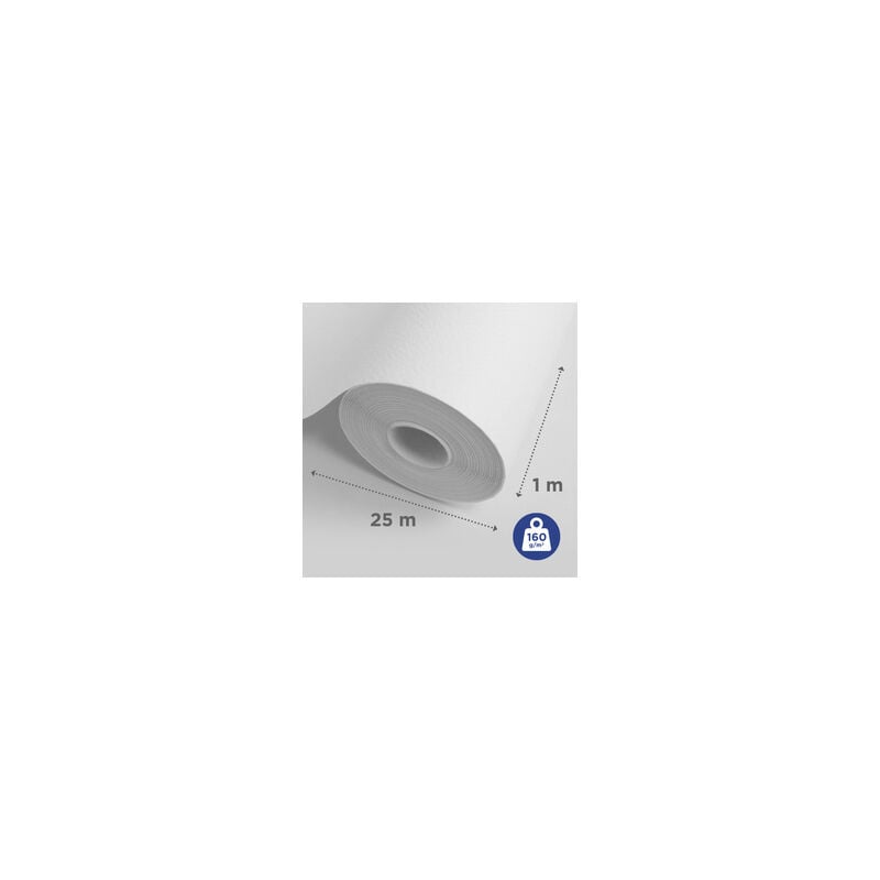 Novelio® Classic - toile de verre crépi 155 g/m² l. 25 x l.1 m - Adfors