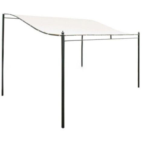 Toile d'intimité balcon et clôture 210D, protection 95% UV, résistante à l'eau, couleur crème, 3×2,6m