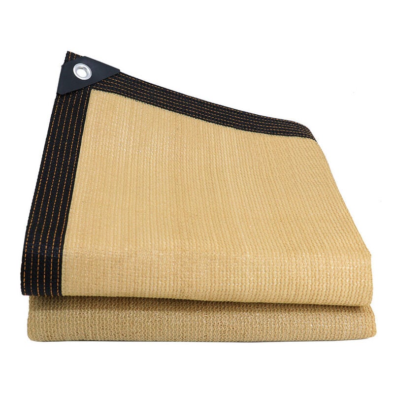 Cyslmuk - Toile d'ombrage 2 x 4 m, 70 % de protection solaire, voile d'ombrage avec œillets, robuste, pour jardin, résistant aux uv, pour serres,