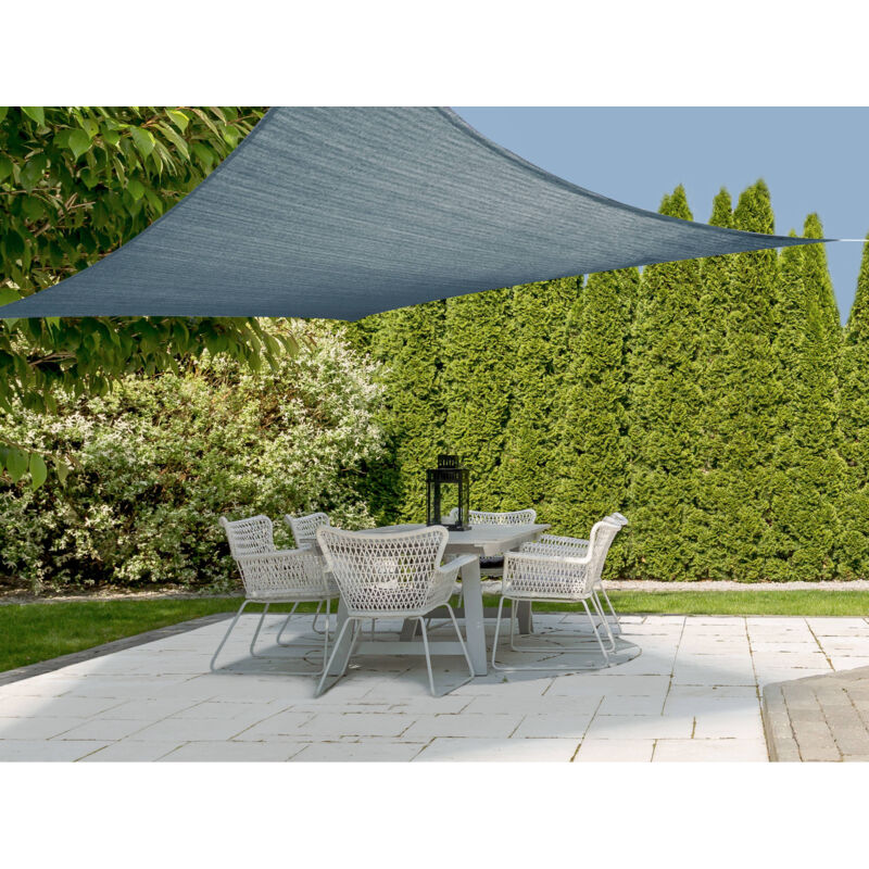 Progarden - Toile d'ombrage 3x3 m Bleu Carré