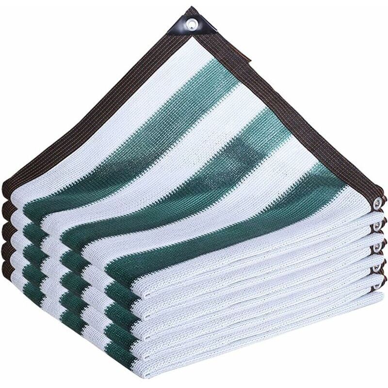 Cyslmuk - Toile d'ombrage 2 x 3 m avec œillets, protection solaire à 90 % pour plantes, serre, bâche en maille, filet pare-soleil, filet uv pour