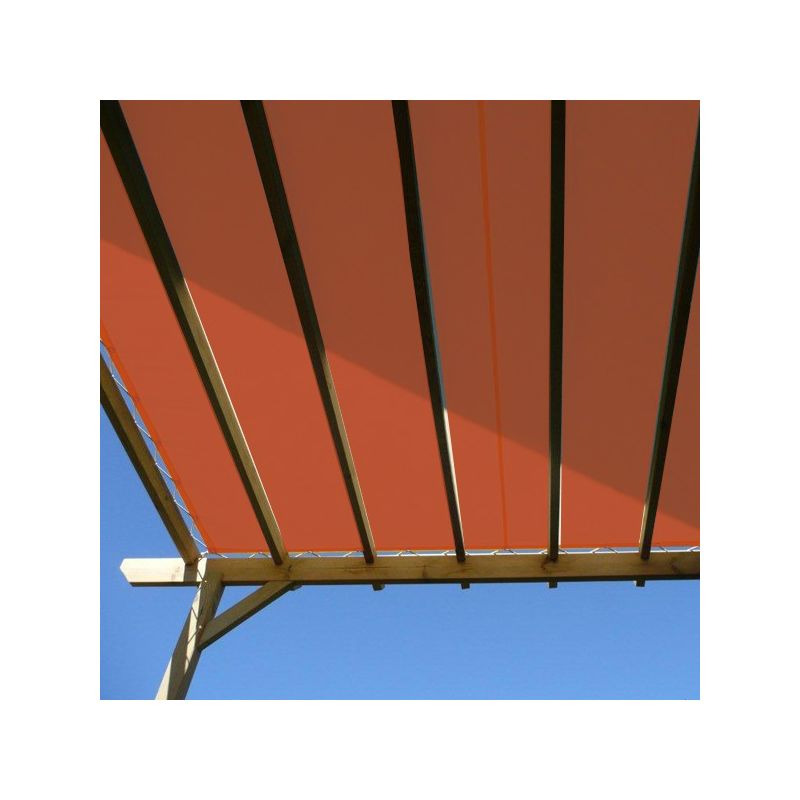Direct Filet - Toile d'ombrage 4 x 4 m - Imperméable Couleur: Terracotta - Terracotta
