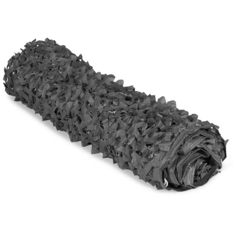 Shmshng - Toile d'ombrage ajourée, Gris, 4x5m