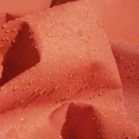 Toile d'ombrage pergola 3x2m imperméable avec œillets à poser sur une structure Couleur: Terracotta