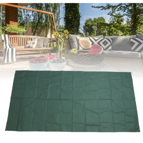Toile d'ombrage pour balançoire d'extérieur en tissu Oxford 600D résistante aux UV et imperméable Toile de remplacement pour aire de jeux Toile de protection pour balançoire pour jardin Vert