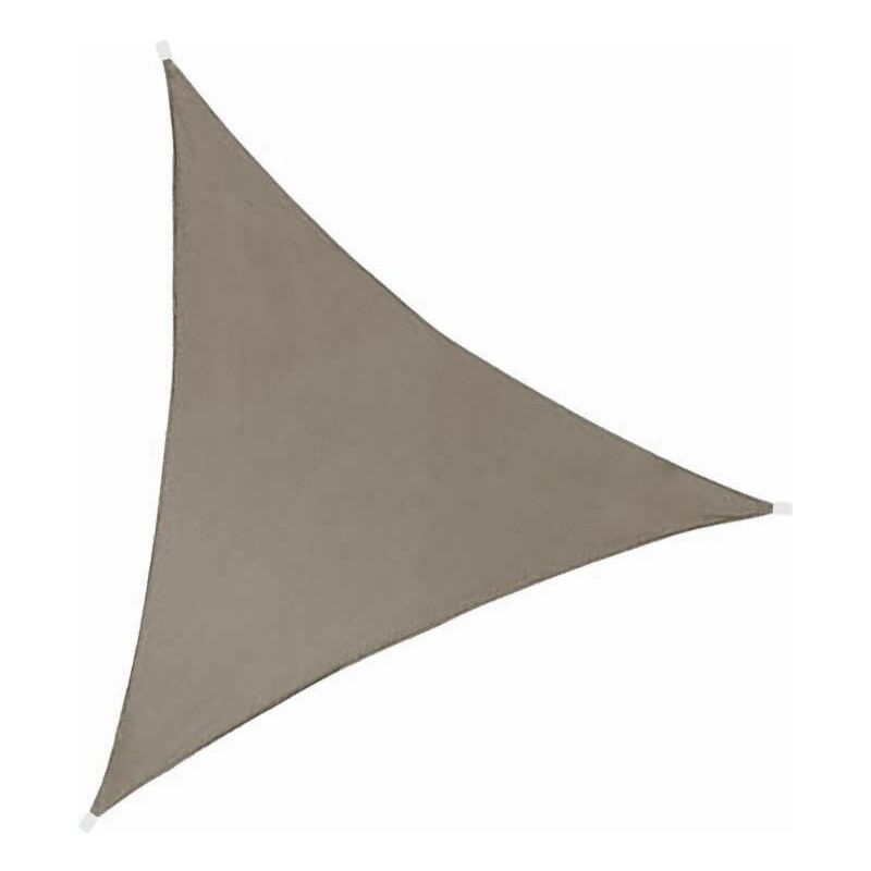 Ideprice - Toile d'ombrage triangulaire 3 mètres Taupe - Taupe