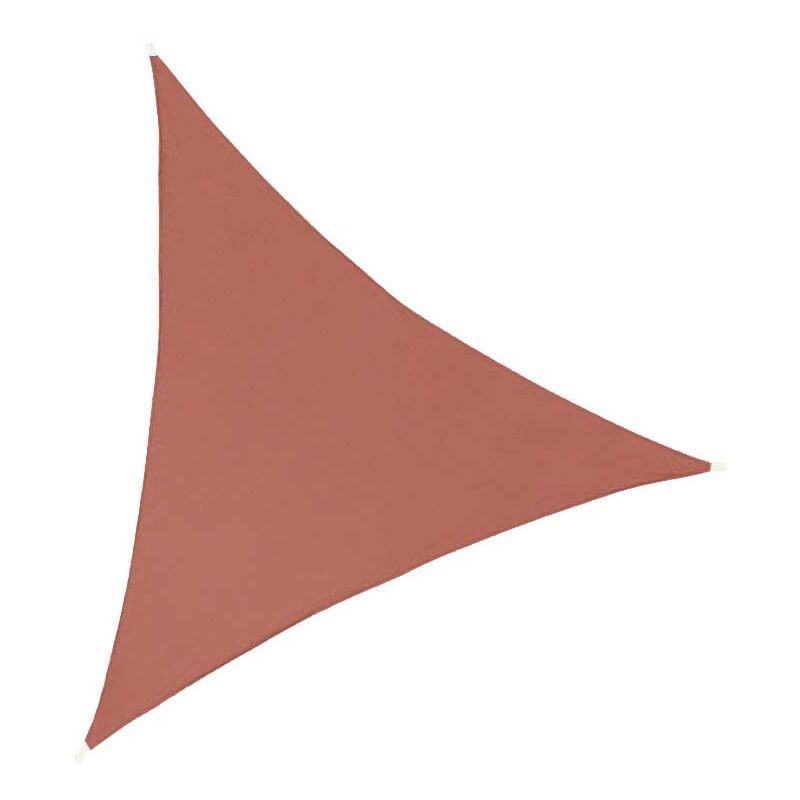 Ideprice - Toile d'ombrage triangulaire 3 mètres Terracotta - Terracotta