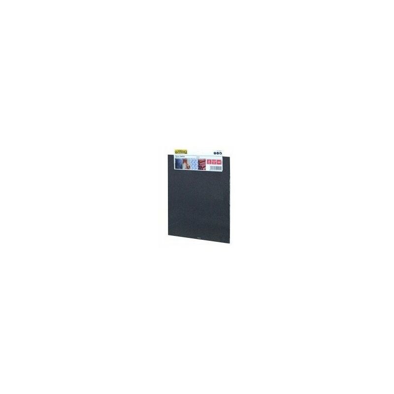 Toile emeri 18x28cm gr 1/80(x4)lot de 4 feuilles