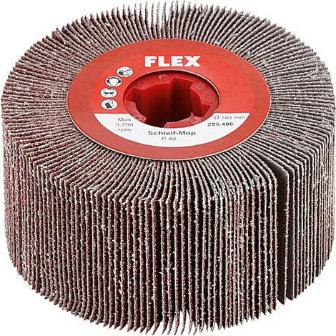 Toile émeri FLEX pour éliminer la laque etc diam. 100 x 100 mm, grain 240