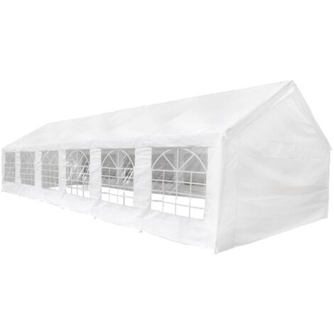 Toile et panneaux latéraux pour tente de réception 12 x 6 m