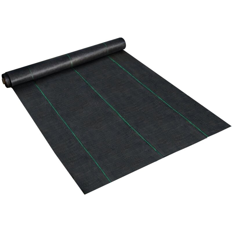 Toile géotextile anti-mauvaises herbes 6.5x300 pieds (2x91.5 m) 3.2 oz haute perméabilité