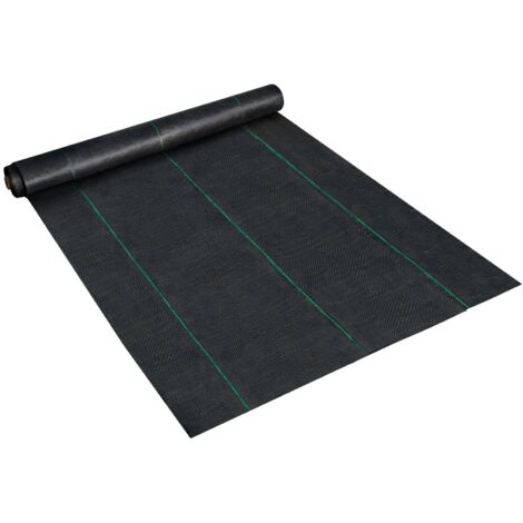 Toile géotextile anti-mauvaises herbes 6.5x300 pieds (2x91.5 m) 3.2 oz haute perméabilité