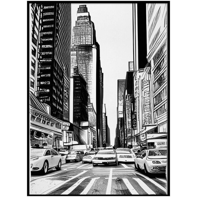 Toile imprimée Bianca 50x70cm Atmosphera créateur d'intérieur