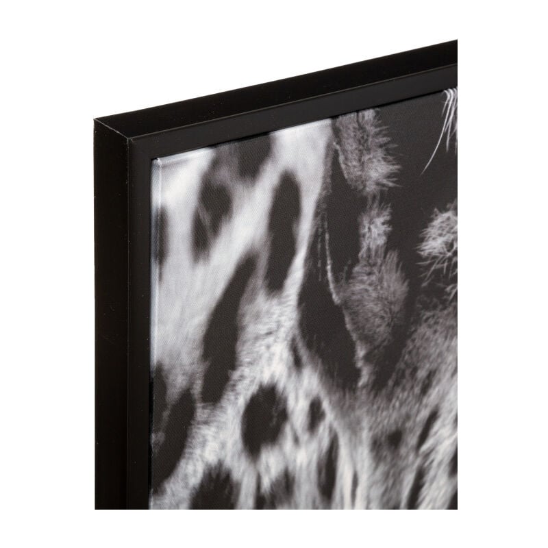 Atmosphera - Toile imprimée et encadrée 'Léopard' 58 x 78 cm
