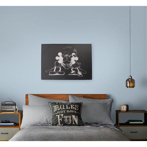Affiche / Tableau d'anniversaire personnalisé Minnie Ardoise Format  tableau 20 x 30 cm Support tableau Papier couché 250g (support non rigide)