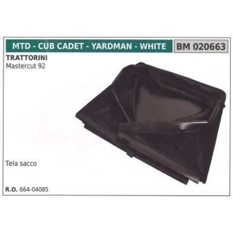 Toile MTD tracteur de pelouse tondeuse mastercut 92 020663