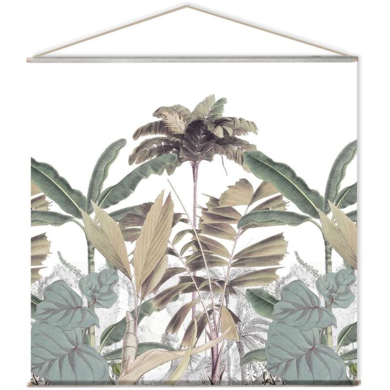 Toile murale imprimée jungle