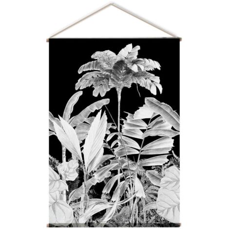 Toile murale rectangulaire imprimée palmier PANORAMA