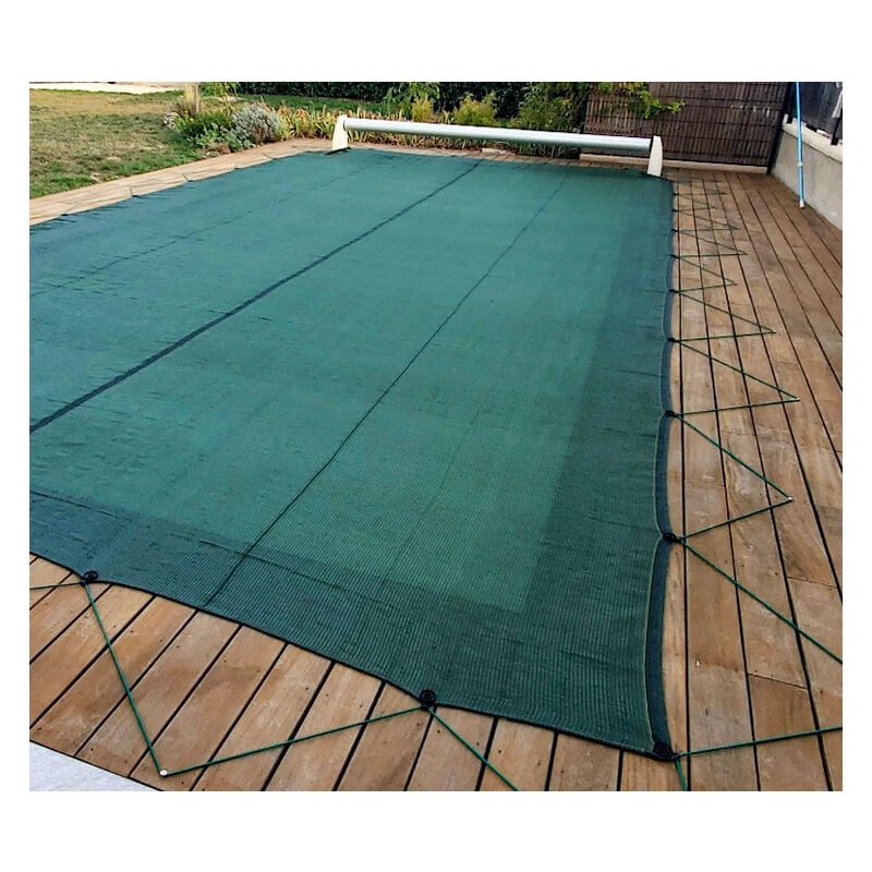 Filet de protection piscine + connecteur : le + filtrant de la gamme Taille Filet: 6 x 12 m