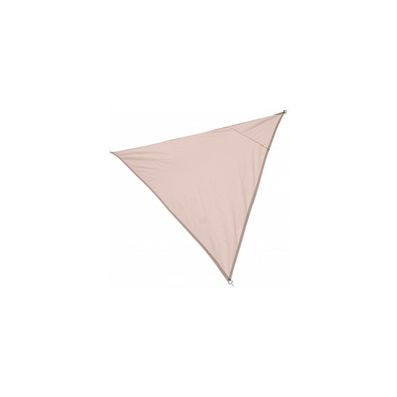 Toile ombrage triangulaire beige - 300x300x300cm - Beige