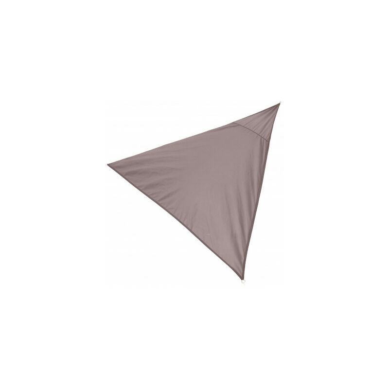 Sunnydays - Toile ombrage triangulaire taupe - 360x360x360cm - Gris