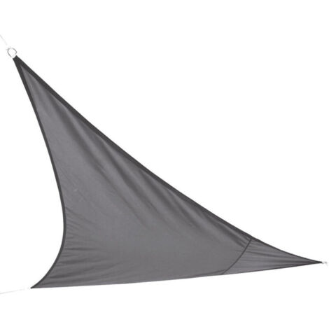 Toile ombrage triangulaire gris anthracite - 300x300x300cm