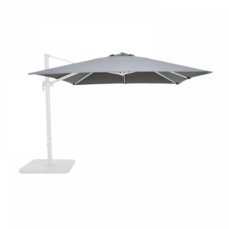 Toile pour parasol déporté 3x3m anthracite - Gris