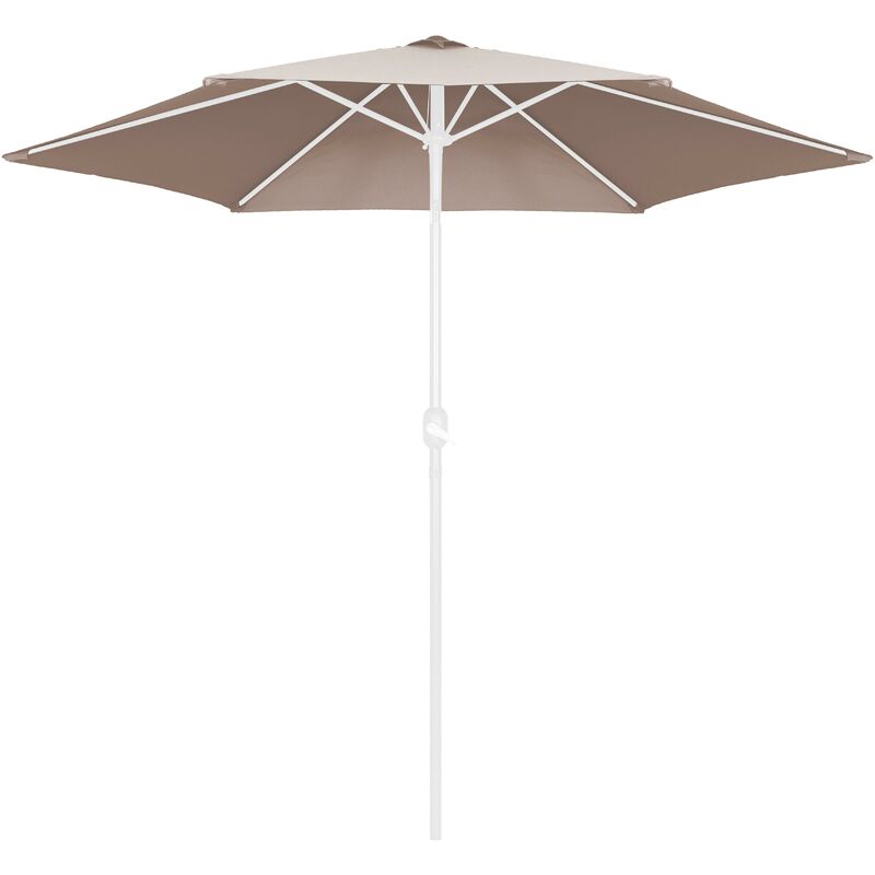Toile pour parasol droit 3m taupe - Taupe